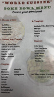 Asian Market/world Cuisine menu