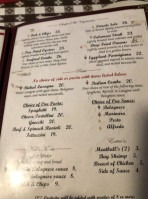 Dinucci's Italian Dinners menu