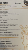 Morrell's menu