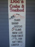 Docs Crab Seafood inside