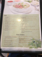 Flavor Pho menu