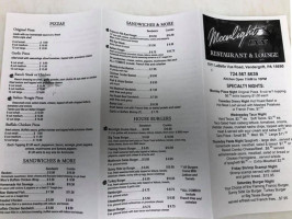Moonlight Inn menu