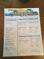Avalanche Bay Pizza And Snow menu
