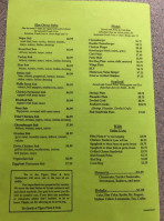 Tigers Pizza Subs menu