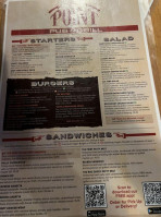 The Point Pub & Grill LLC menu