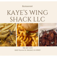 Kaye’s Wing Shack food