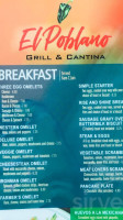 El Poblano Grill Cantina menu