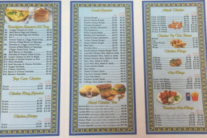 Crown Fried Chicken menu