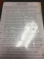 Venesian Inn menu