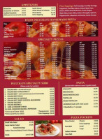Piccolo's Pizzeria menu