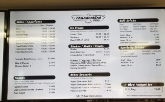 Thunderbird menu