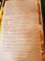 Strings Italian Cafe menu