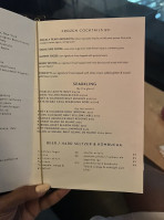 The Skylark Nyc menu