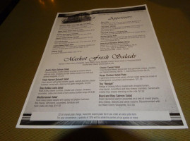 Harrison's Restaurant menu