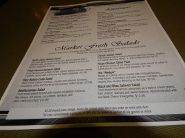 Harrison's Restaurant menu