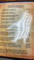 Los Angles Mexican menu