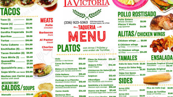 La Victoria Grocery Meat Market menu