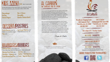 Al Carbon 29th. North menu