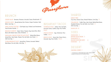 Passiflora menu
