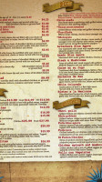 Blue Agave menu