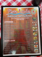 Vista Linda menu