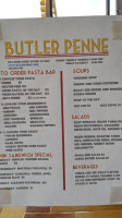 Butler Penne menu