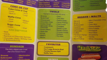 Twistee Treat Valrico menu