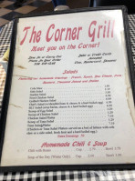 Corner Grill menu