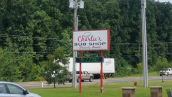 Charlie's Sub Shop outside
