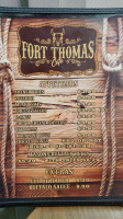 Fort Thomas Cafe menu