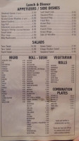 New York Teriyaki menu
