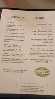Kelly's Pub menu