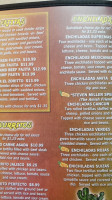 El Zorrito Mexican menu