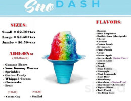 Sno Dash Frozen Treats Mobile, Al food