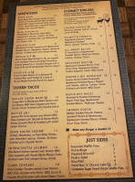 Cooper’s Tavern menu