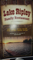 Lake Ripley Family menu