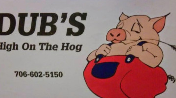 Dub's High On The Hog Inc menu
