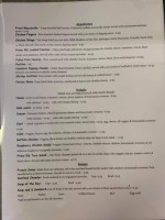 Apple Lodge Eatery menu