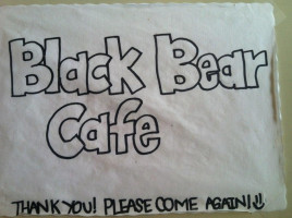 Black Bear Cafe food