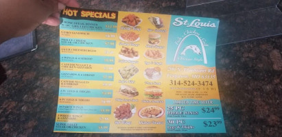 St Louis Fish Chicken Grill menu