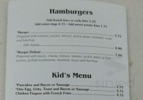 Quinn's Breakfast And Lunch menu