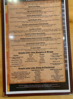 The Forester Pub menu