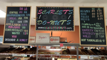 Scarlet's Donuts food