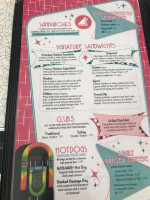 Pop's Diner menu