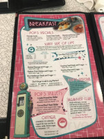 Pop's Diner menu