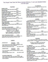 Club 14 Garden Grill And Pub menu