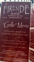 Fireside Grille menu