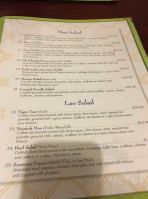 Thai Lao menu