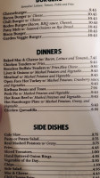 Francoeur's Cafe menu