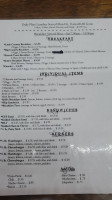 Trinidad Cafe menu